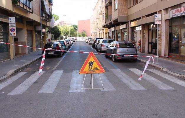 Latina, si apre voragine vicino al Tribunale: chiusa via G.B.Vico