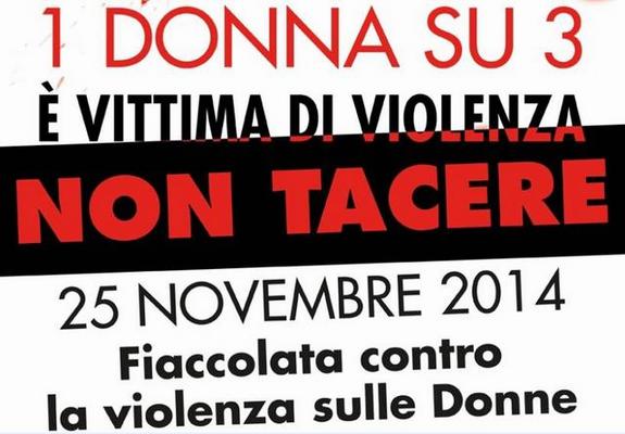 Violenza sulle donne, la fiaccolata a Cisterna