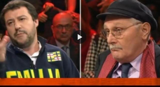 Lite tra Pennacchi e Salvini a Ballarò: “Io fesso? Lei un fesso e mezzo”