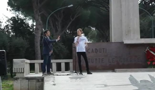 25 Aprile a Latina, il contestatore “comunista”