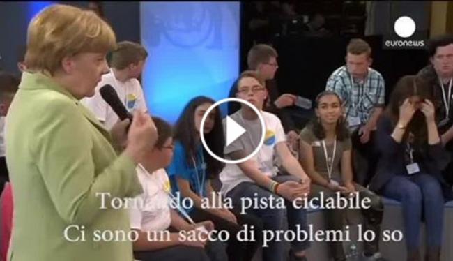 La Merkel si preoccupa della grave situazione al lido di Latina
