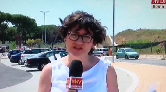 Caldo, la giornalista di Sky sviene in diretta