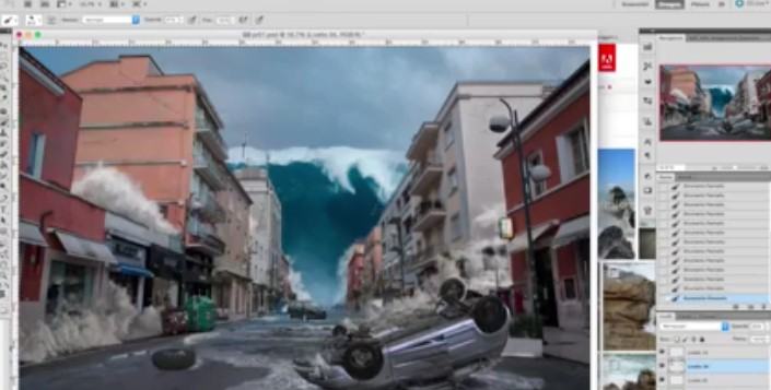 uno tsunami a Latina…e se accadesse davvero? – speed drawing digital di Luca Scalia