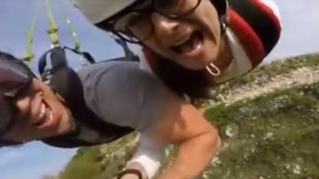 Flying in the Sky a Rocca Massima, ecco come reagisce questa ragazza