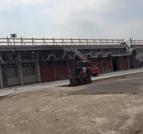 Stadio Francioni, partono i lavori per l’ampliamento della gradinata