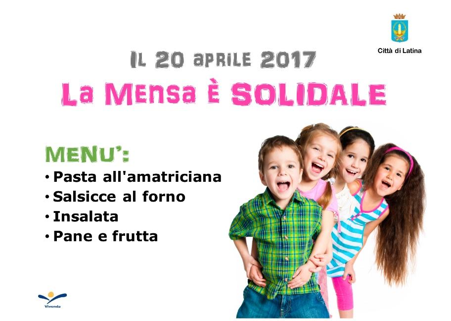 A Latina “Solidarietà inMensa”, la raccolta fondi per le popolazioni colpite dal sisma