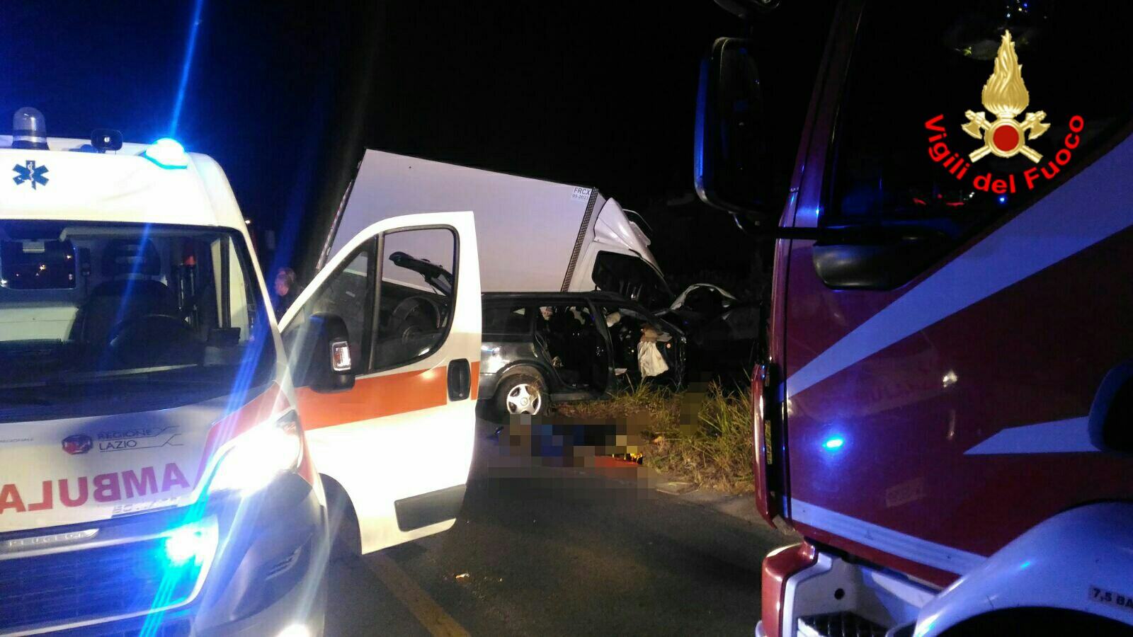 Tragico scontro all’alba sulla Pontina a Latina, muore 59enne VIDEO