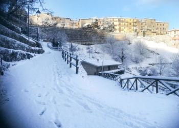 La magia della neve torna ad abbracciare i Monti Lepini. Scuole chiuse a Rocca Massima FOTO