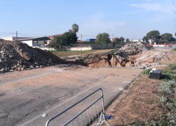 Voragine Pontina, aperto il cantiere per il ripristino della strada