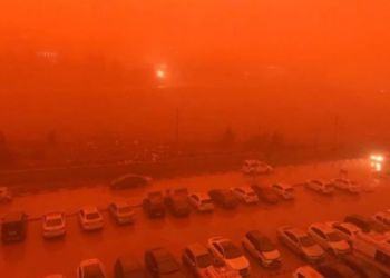 A Latina arriva la burrasca di Pasquetta: forti venti di Scirocco e sabbia rossa dal deserto