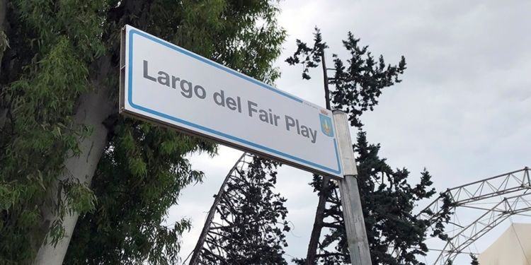 Inaugurato a Latina “Largo del Fair Play”