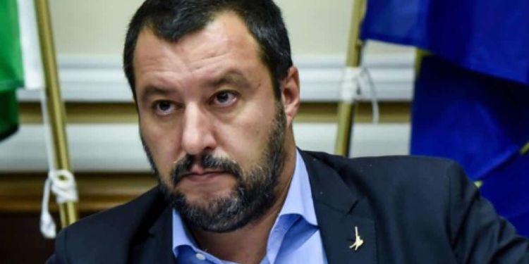 Il Ministro Matteo Salvini in visita alla Questura di Latina