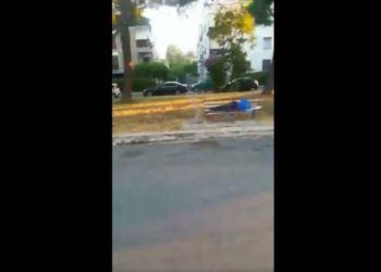 Ancora bivacchi nei pressi dell’ospedale Goretti, panchine usate come letti VIDEO