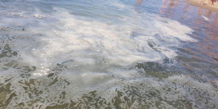 Scia schiumosa e mare sporco al lido di Latina: la denuncia di una lettrice