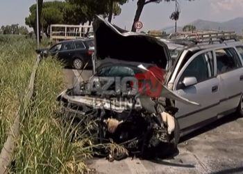 Tremendo scontro sull’Appia, cinque feriti di cui uno grave VIDEO