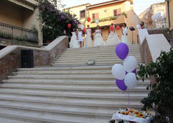 Cisterna, inaugurata una scalinata dedicata alle vittime di femminicidio