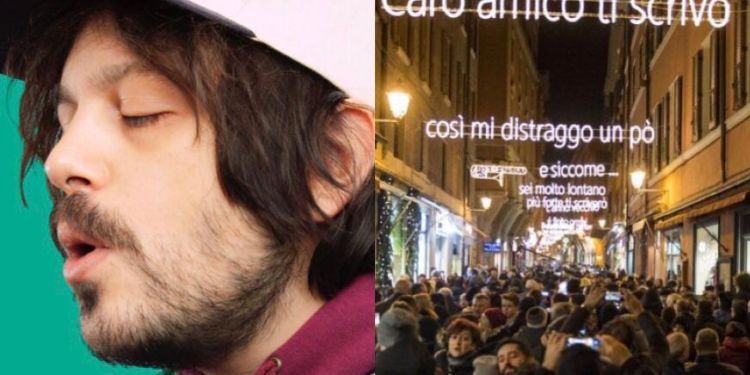 Latina, in zona pub i versi di Calcutta come luminarie di Natale