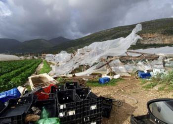 Latina, vento «spazza» via le serre: danni gravissimi per gli agricoltori