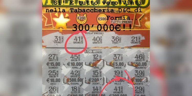 Gratta e vinci da record in provincia di Latina, vinti 300mila euro