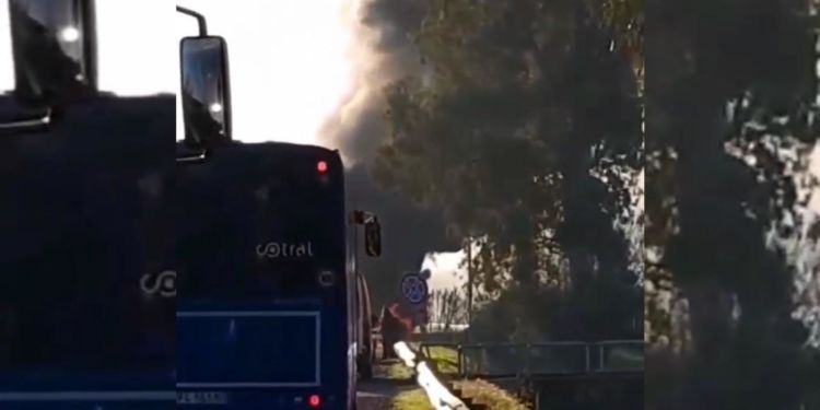 Latina, minicar prende fuoco. Giovane si mette in salvo VIDEO