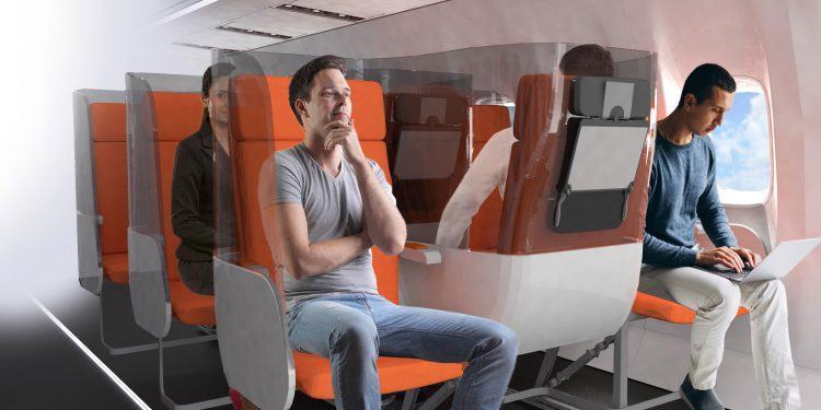Ecco come viaggeremo in aereo: azienda di Latina propone il nuovo allestimento post Covid