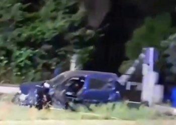 Latina, perde il controllo dell’auto e finisce fuori strada sulla Pontina: grave un uomo VIDEO