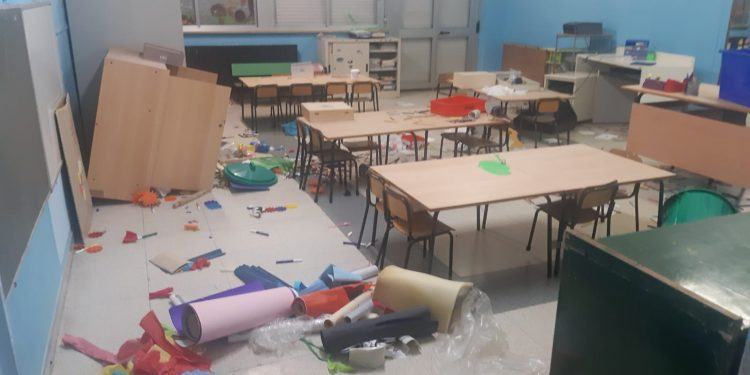 Latina, vandali devastano la scuola dell’infanzia “Manzi”