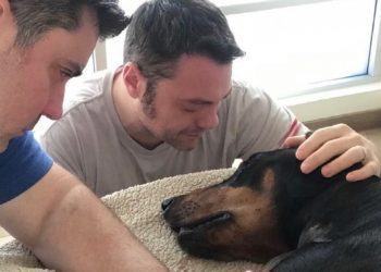 Tiziano Ferro in lacrime per il suo cane: Beau non ce l’ha fatta