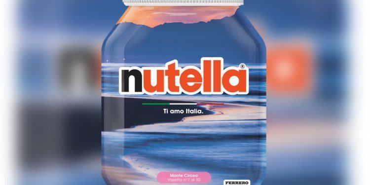 “Ti amo Italia”: il Circeo in mostra sui vasetti della Nutella