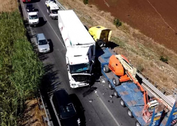 Scontro tra tir sulla Monti Lepini a Sezze scalo: ci sono feriti FOTO
