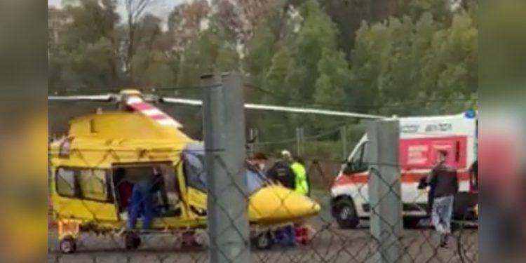 Latina, violento scontro di gioco: giovane portiere soccorso con l’eliambulanza VIDEO