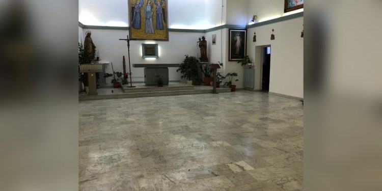 La Cappella dell’ospedale Goretti messa a disposizione per la gestione dei pazienti