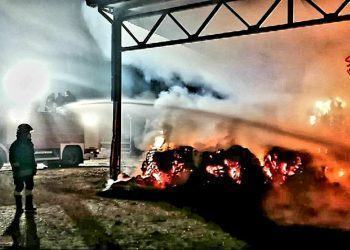 Rogo devasta azienda agricola a Sabaudia, l’intervento dei Vigili del fuoco