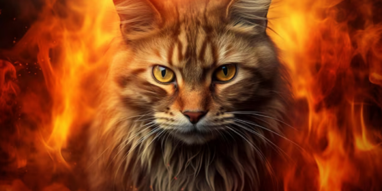 Latina, la roulotte prende fuoco nella notte: il gatto eroe sveglia il padrone e lo salva