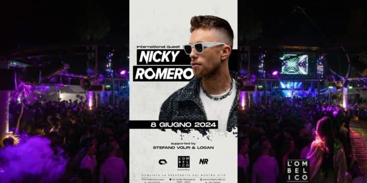 La Star internazionale Nicky Romero all’Ombelico di Latina: Una Notte da Non Perdere per noi e per la città