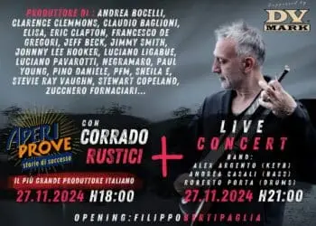 Corrado Rustici al Monstarlab: una serata di musica ed emozioni a Latina