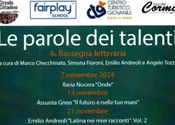 Al via la nuova edizione della rassegna letteraria “Le parole dei talenti”: appuntamento ogni giovedì alle 18 al Circolo Cittadino “Sante Palumbo”