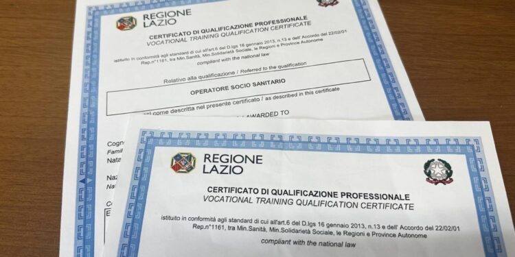 Falsi diplomi per operatori socio-sanitari: smantellata rete tra Velletri e Latina, quattro arresti