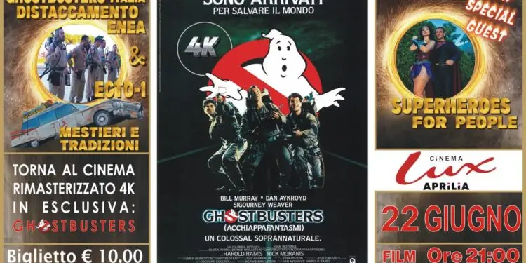 Chi chiamerai? Ghostbusters torna al cinema in 4K!