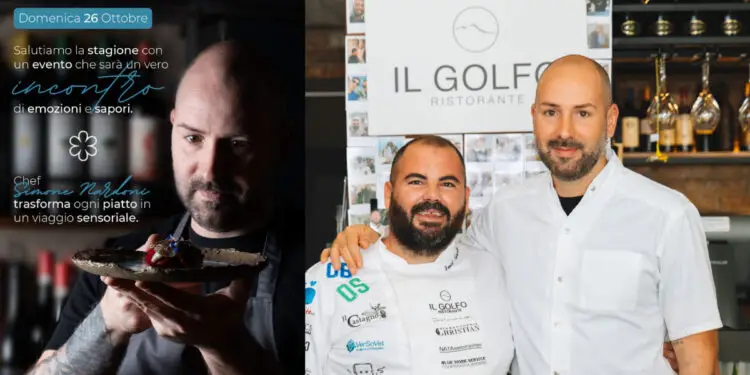 Una serata stellata al Golfo: il 26 ottobre arriva lo chef Simone Nardoni per un’esperienza gastronomica d’eccellenza