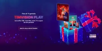 Gratis un mese di streaming per le feste di Natale con TIMVISION Days