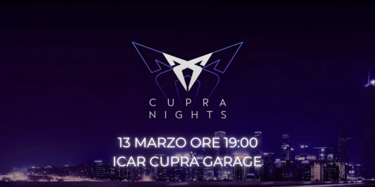 Entra nel mondo ICAR CUPRA GARAGE: una serata esclusiva a Latina