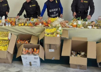 Maxi operazione in provincia di Latina: la Finanza sequestra migliaia di prodotti pasquali non a norma