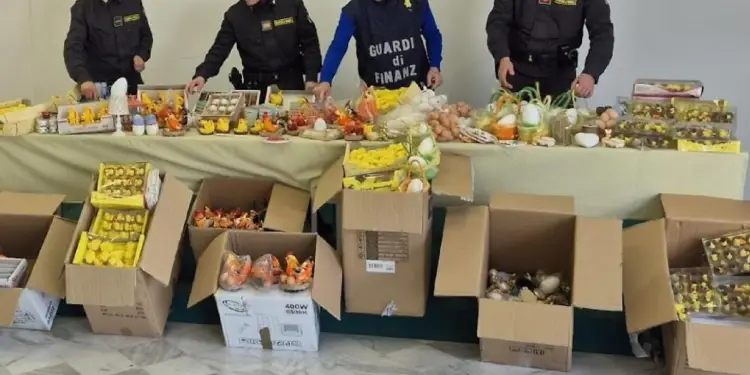 Maxi operazione in provincia di Latina: la Finanza sequestra migliaia di prodotti pasquali non a norma