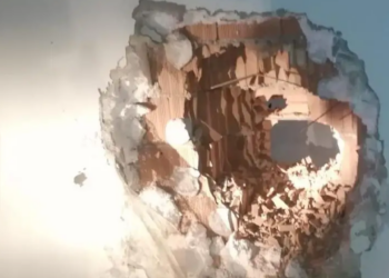 Furto da film al Palazzo di Vetro a Latina: bucano il muro per la cassaforte del supermercato ma scatta l’allarme