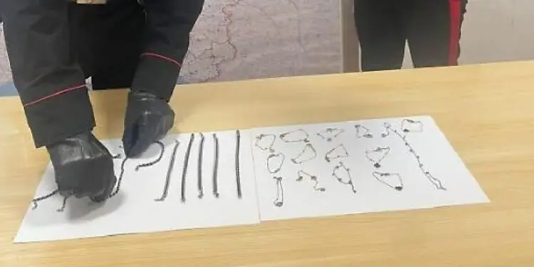 Latina, colpo in vetrina: ruba 30 gioielli, ma viene scoperta