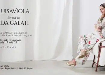 Moda, stile e storytelling: Ida Galati ospite da Luisa Viola a Latina 