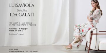 Moda, stile e storytelling: Ida Galati ospite da Luisa Viola a Latina 