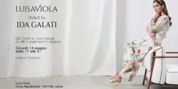 Moda, stile e storytelling: Ida Galati ospite da Luisa Viola a Latina 
