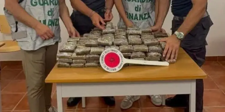 Droga nascosta in una grotta sommersa a Ponza: sequestrati 40 chili di hashish